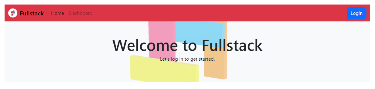 Screenshot of local frontend app